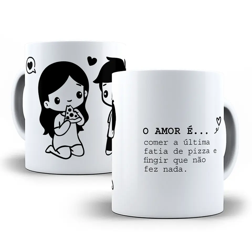 14 Artes para Caneca Dia dos Namorados O Amor é Arquivo Editável  12
