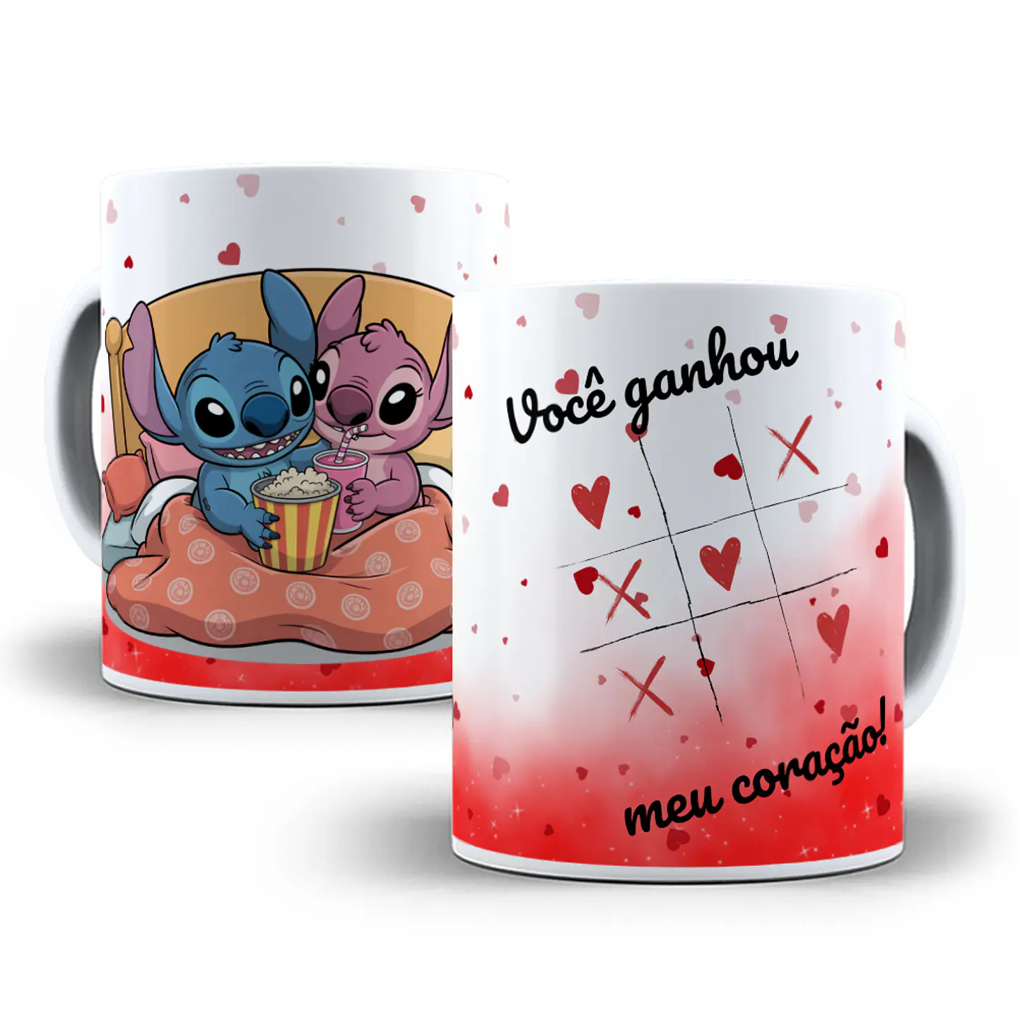 14 Artes para Caneca Dia dos Namorados Stitch Arquivo em Png  5