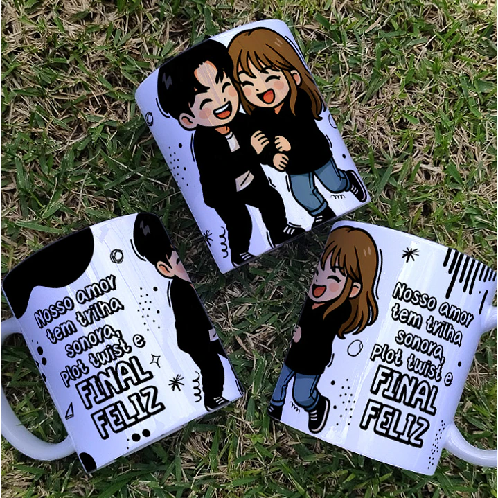8 Artes para Caneca Dia dos Namorados Dorama Arquivo Editável  7