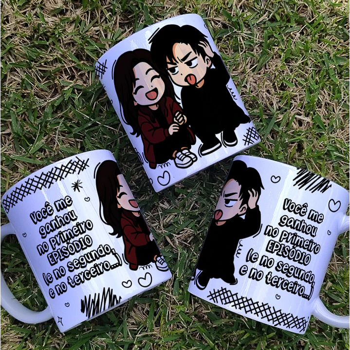 8 Artes para Caneca Dia dos Namorados Dorama Arquivo Editável  8