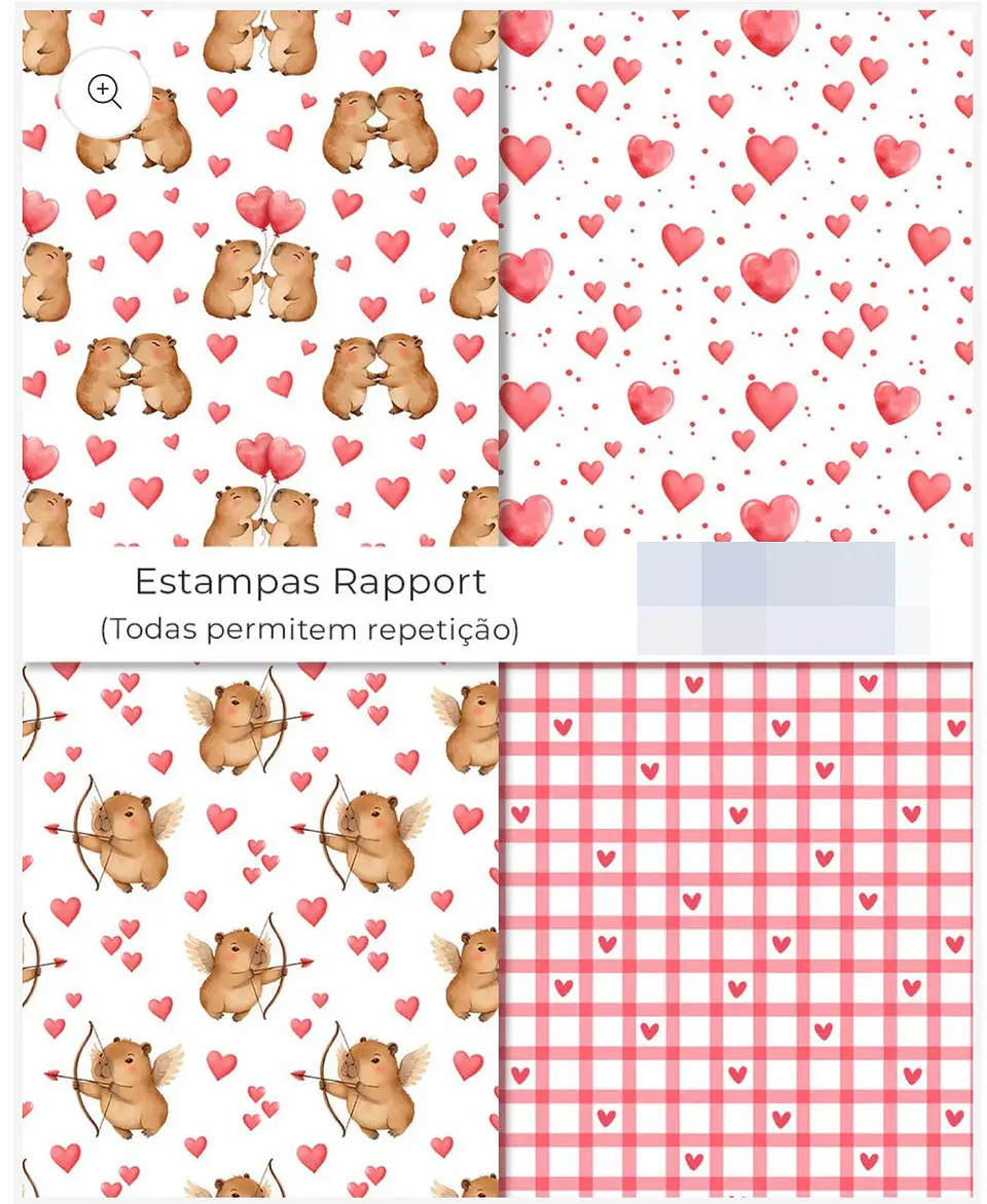 Kit Digital Capivara Apaixonada Dia dos Namorados Png   4
