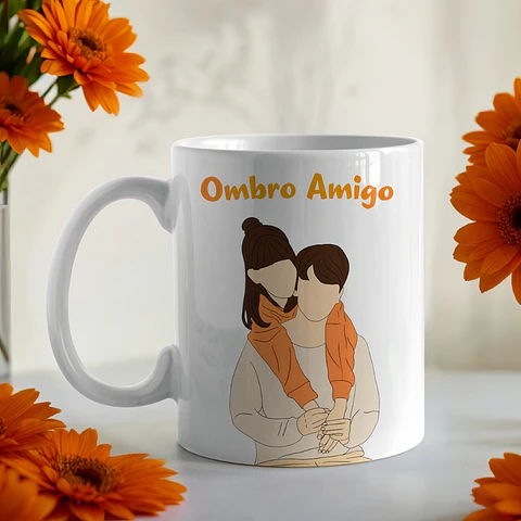 Artes Caneca Dorama Ombro Amigo em Png