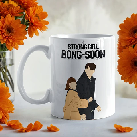Artes Caneca Dorama Strong Girl Bong-Soon em Png