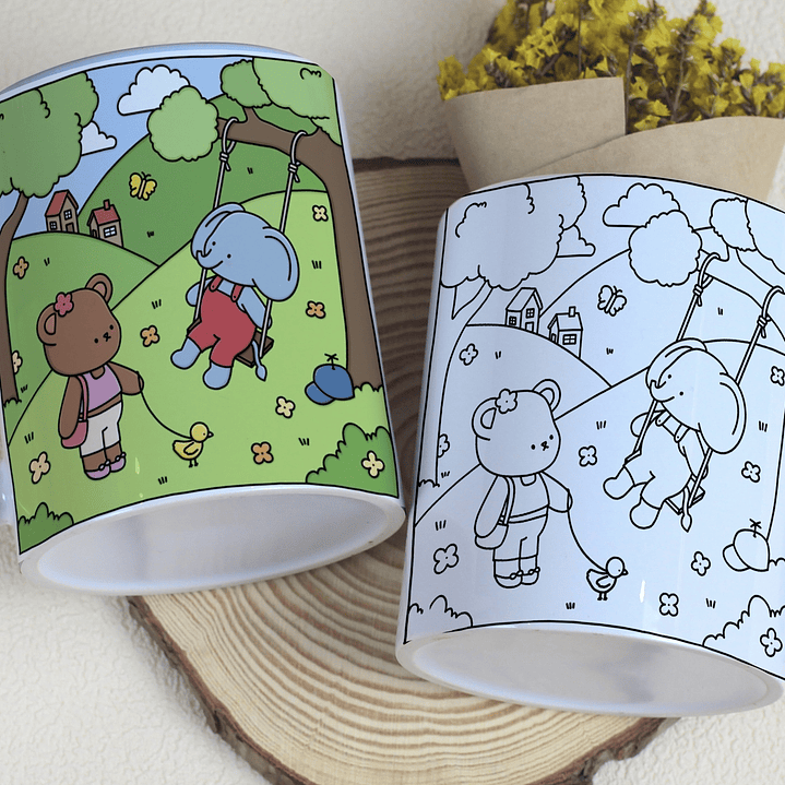 7 Artes para Caneca Bobie  Goods para Pintar Arquivo Editável 4