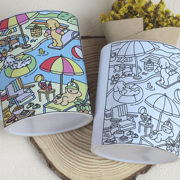 7 Artes para Caneca Bobie  Goods para Pintar Arquivo Editável 6