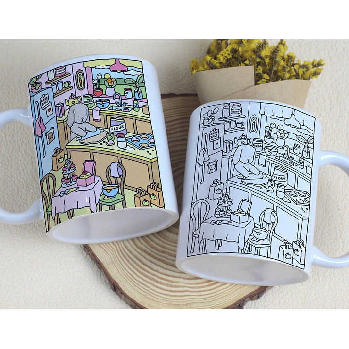 7 Artes para Caneca Bobie  Goods para Pintar Arquivo Editável 7