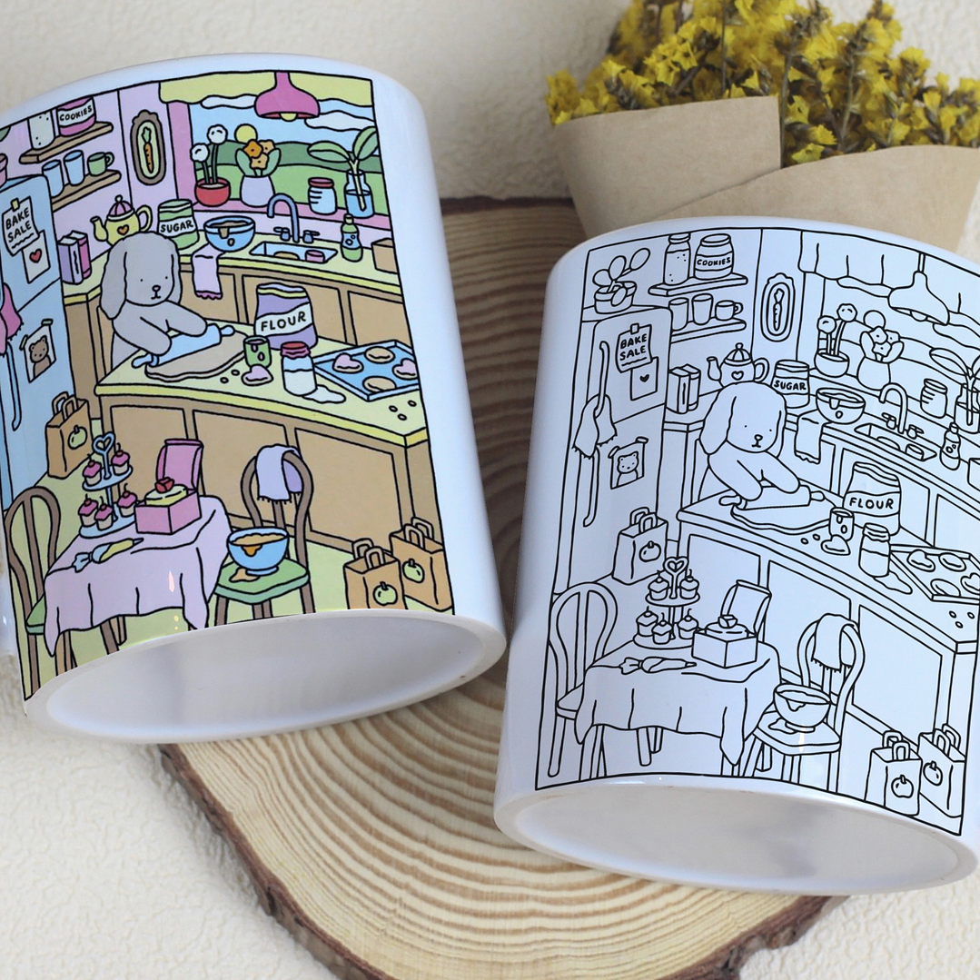 7 Artes para Caneca Bobie  Goods para Pintar Arquivo Editável 7
