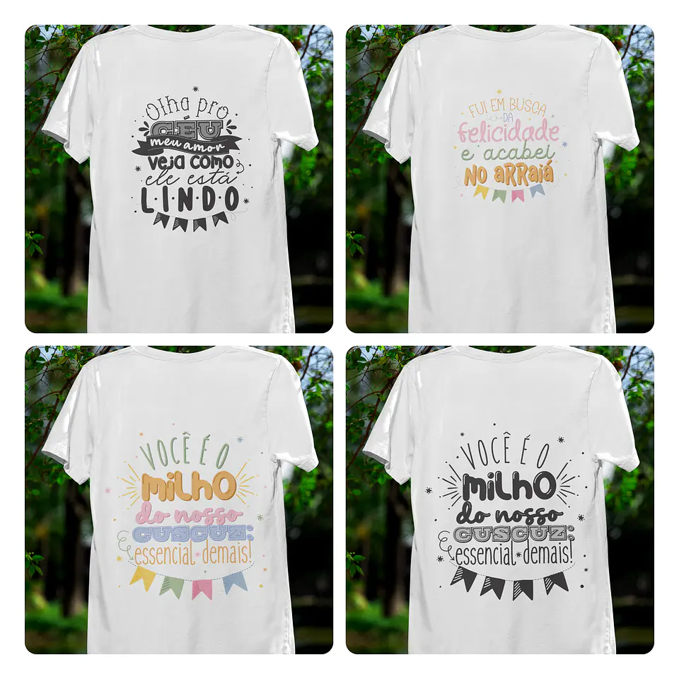 10 Artes para Camisa ou Caneca Frases Festas Juninas Arquivo Editável  2