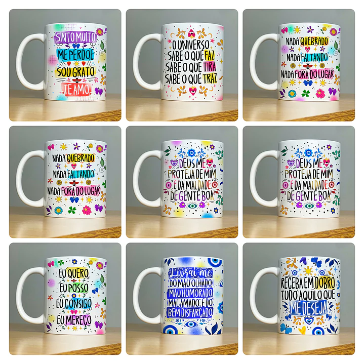 32 Artes para Caneca Olho Grego Proteção Arquivo em Jpg 3