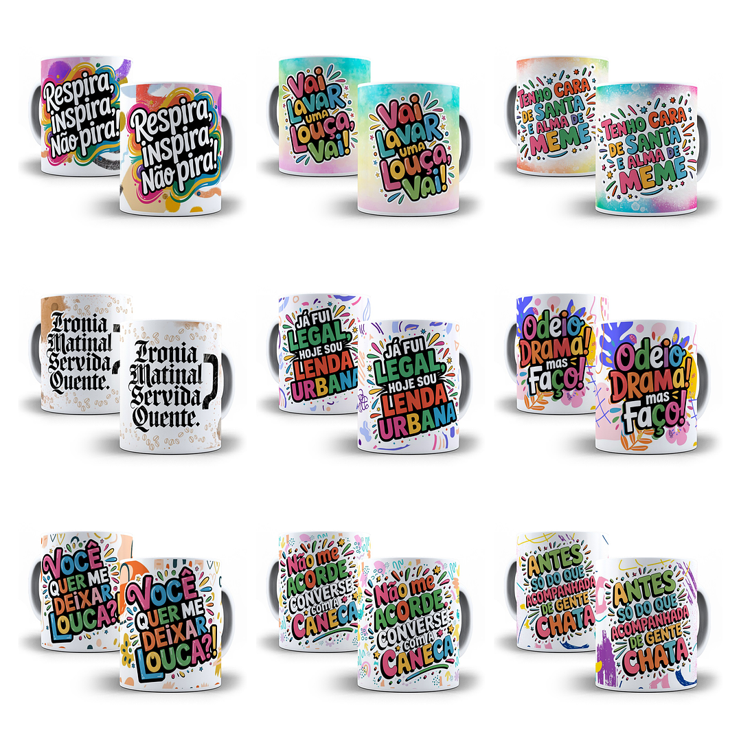 67 Artes para Caneca Frases Engraçadas Sincerão Arquivo em Jpg  6