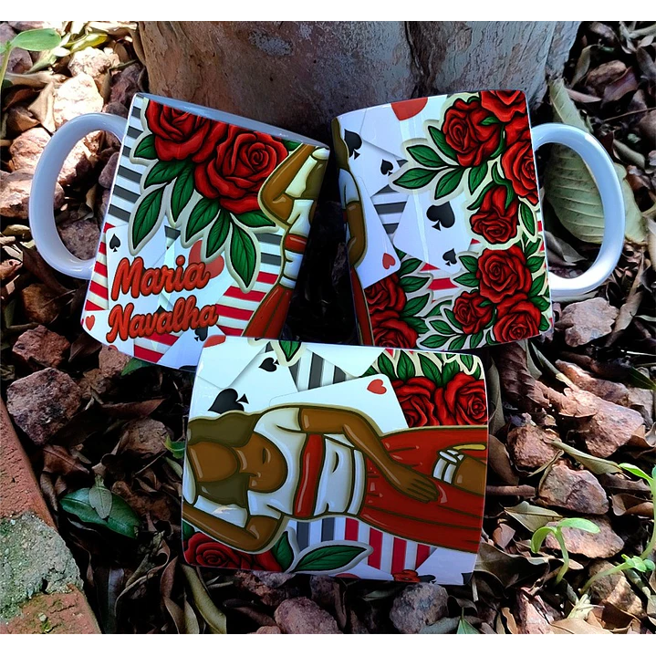 6 Artes para Caneca Zé Pilantra e Maria Navalha Arquivo Editável  5