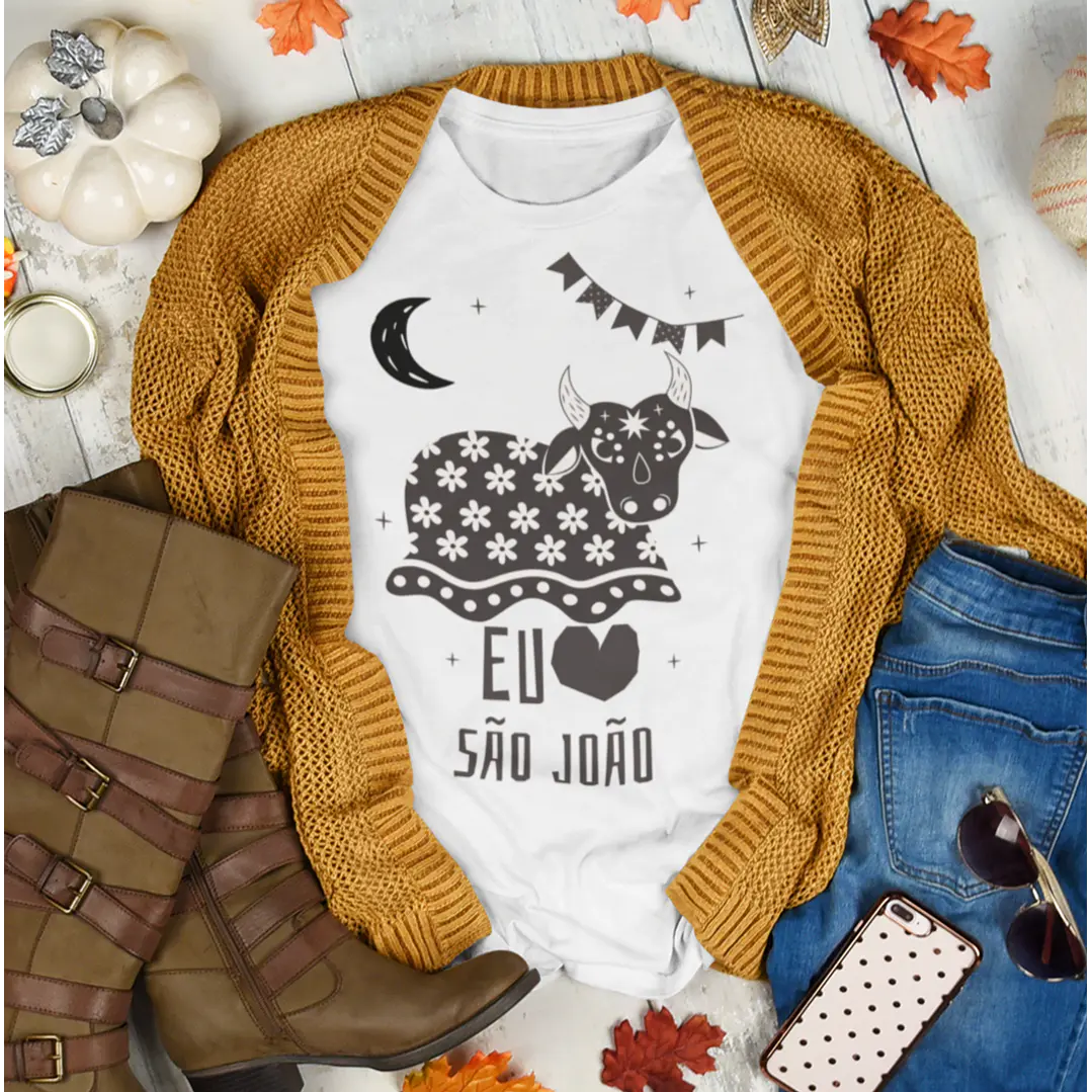 8 Artes para Camisa São João Festa Junina Arquivo Editável  5