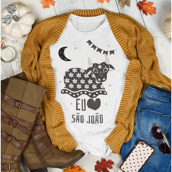 8 Artes para Camisa São João Festa Junina Arquivo Editável  5
