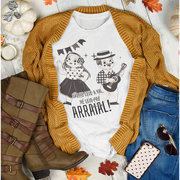 8 Artes para Camisa São João Festa Junina Arquivo Editável  6