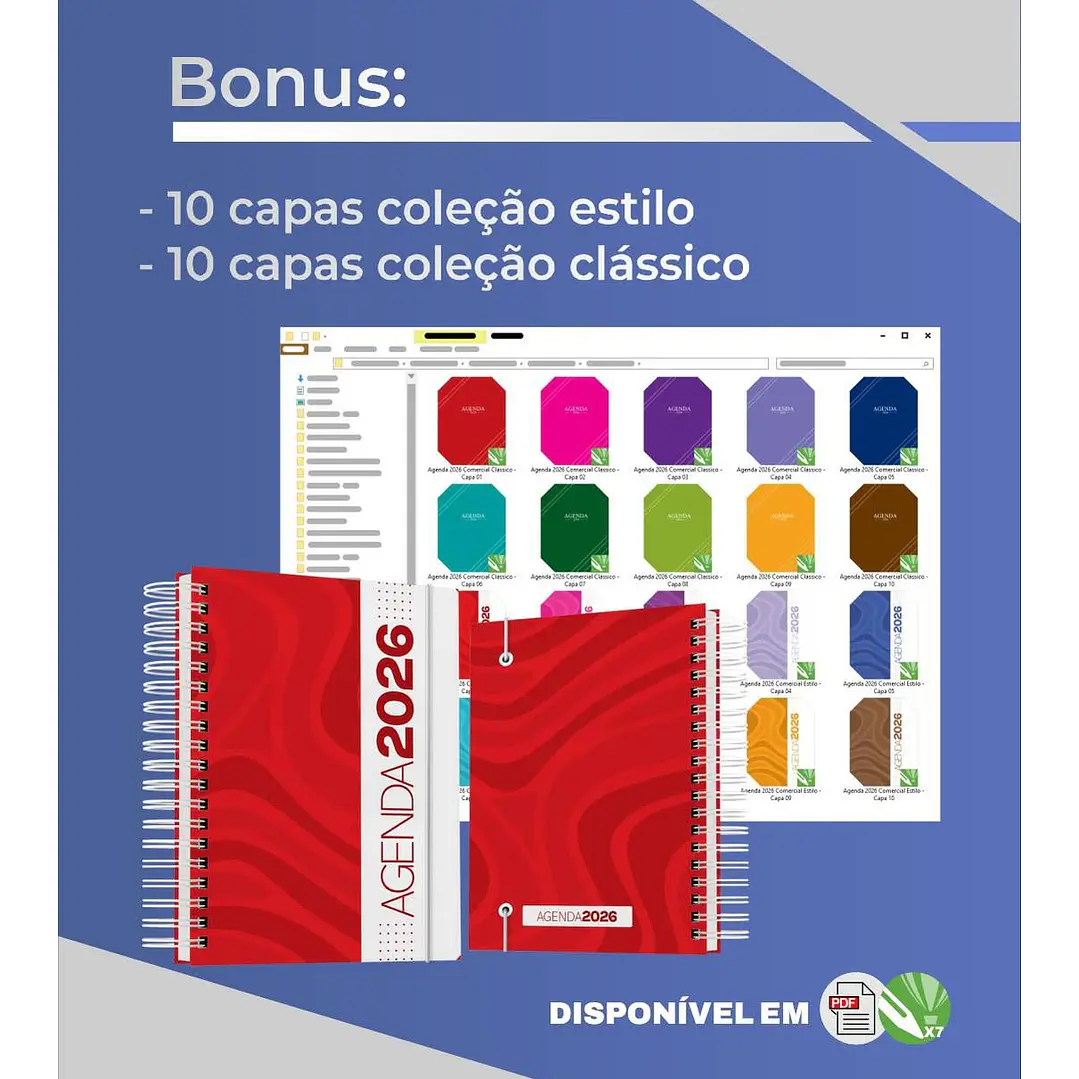 Arquivos Miolo de Agenda Comercial 2026 Arquivo Editável 4