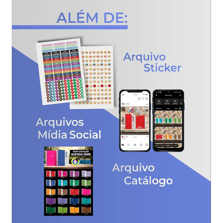 Arquivos Miolo de Agenda Comercial 2026 Arquivo Editável 5