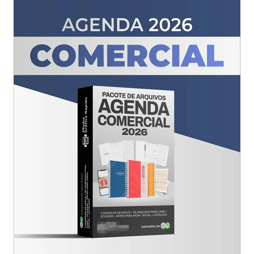 Arquivos Miolo de Agenda Comercial 2026 Arquivo Editável 1