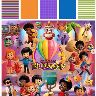 Kit Digital Três Palavrinhas em Png