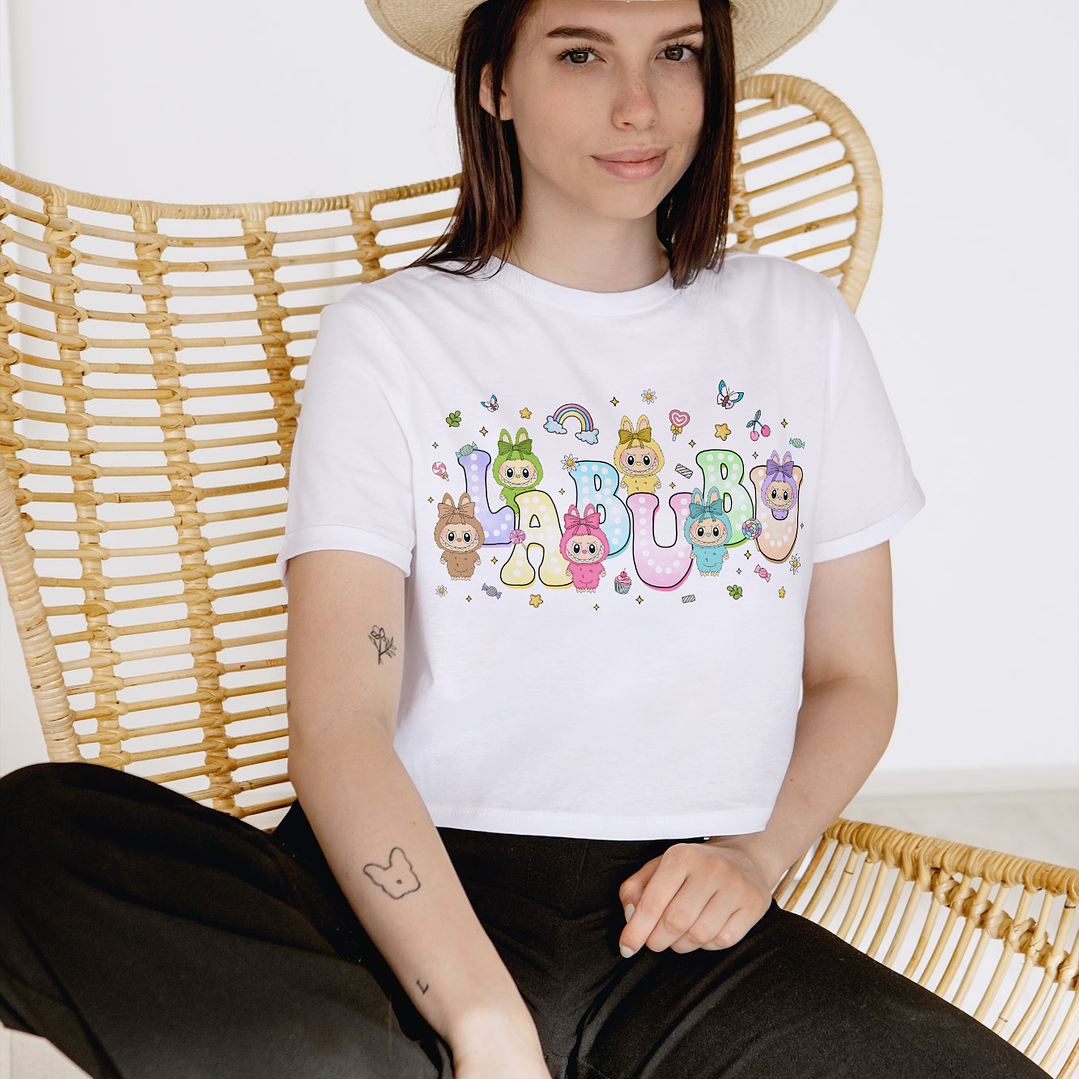 4 Artes para Caneca e Camisa Labubu Arquivo em Png 4