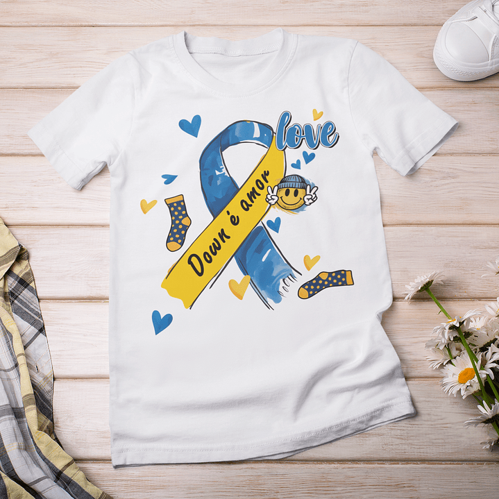 7 Artes Camisa Síndrome de Down Arquivo Editável  5