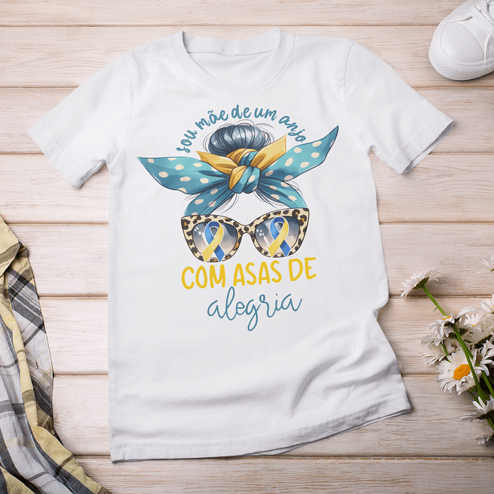 7 Artes Camisa Síndrome de Down Arquivo Editável  6