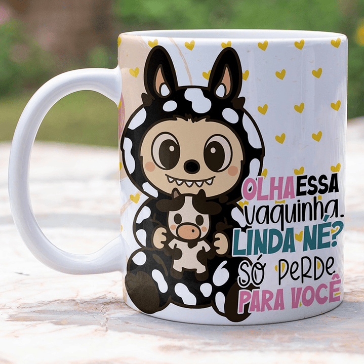 8 Artes para Caneca Labubu Frases Sarcásticas Arquivo Editável  1