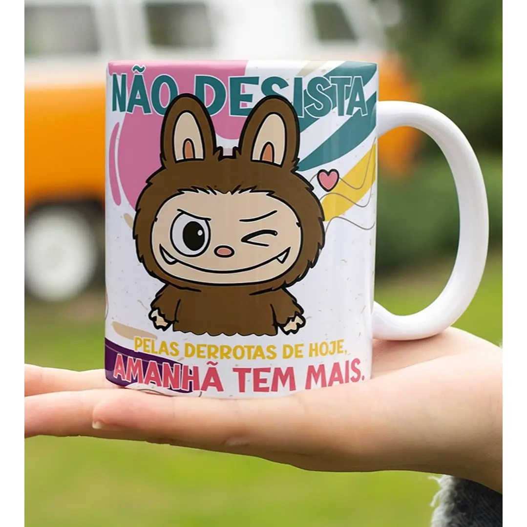 8 Artes para Caneca Labubu Frases Sarcásticas Arquivo Editável  2