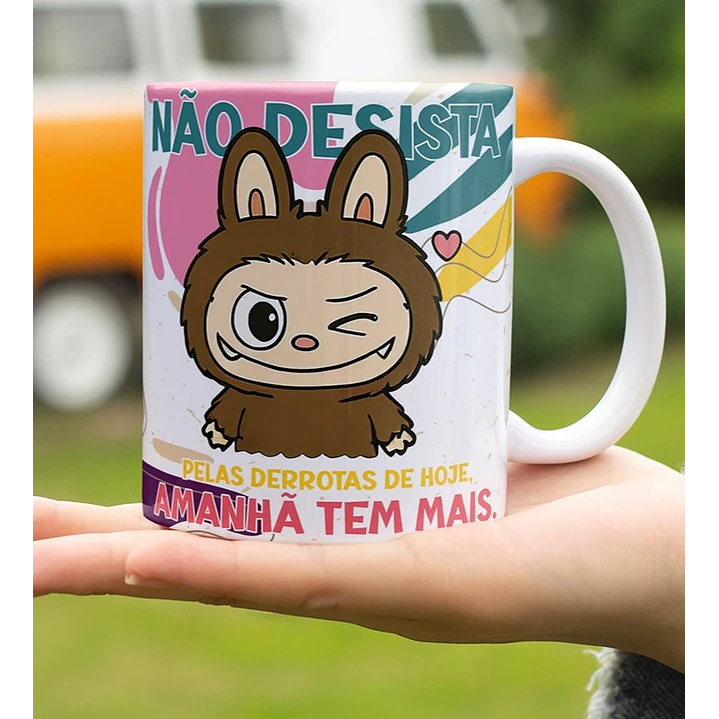 8 Artes para Caneca Labubu Frases Sarcásticas Arquivo Editável  2