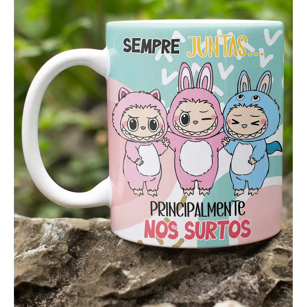 8 Artes para Caneca Labubu Frases Sarcásticas Arquivo Editável  6