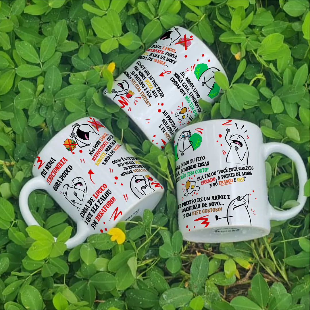 9 Artes para Caneca Flork Memes Engraçadas Arquivo em Png  9