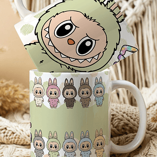 10 Artes para Caneca Labubu Arquivo em Jpg