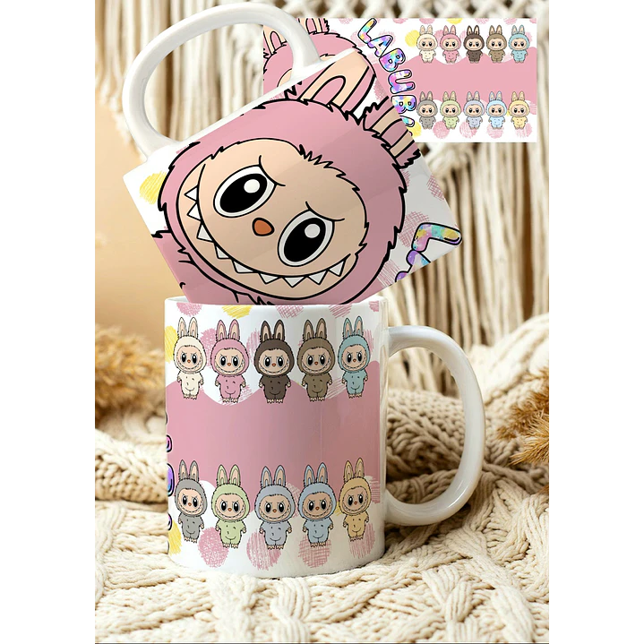 10 Artes para Caneca Labubu Arquivo em Jpg 8