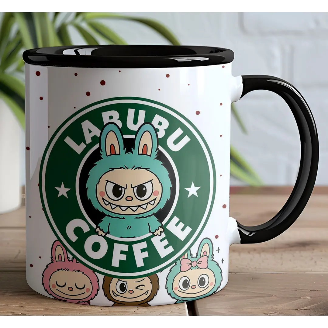 10 Artes para Caneca Labubu Starbucks Arquivo Editável  1