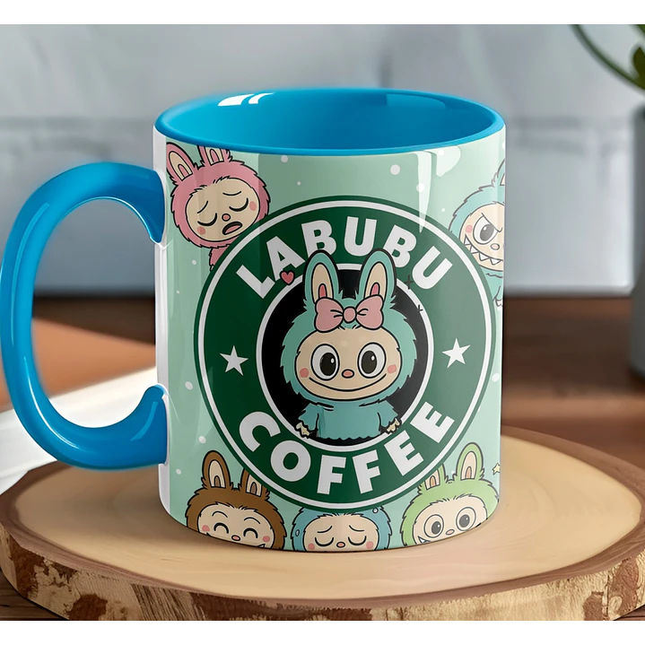 10 Artes para Caneca Labubu Starbucks Arquivo Editável  2
