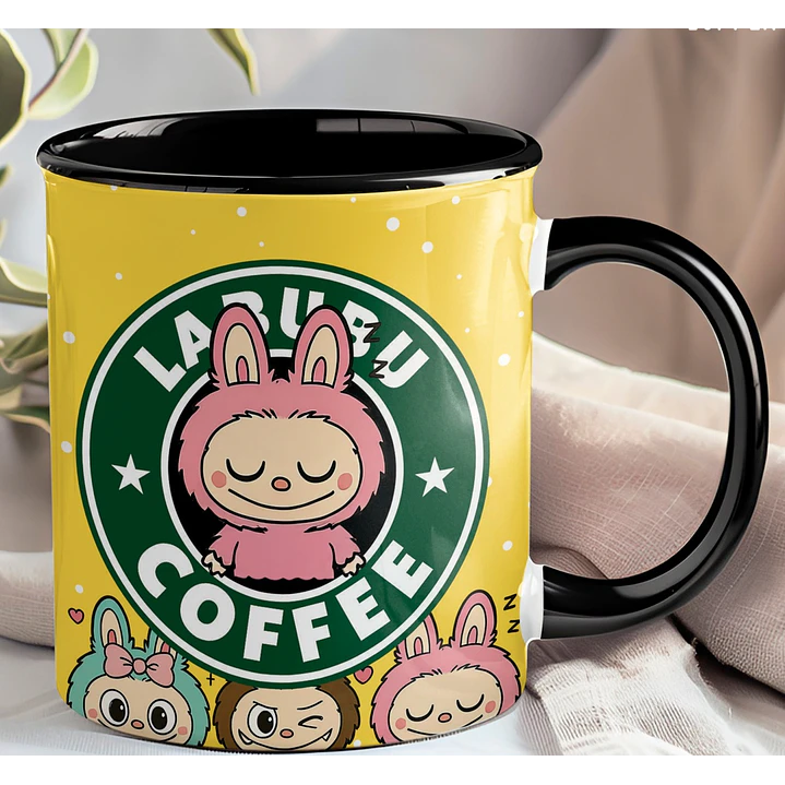 10 Artes para Caneca Labubu Starbucks Arquivo Editável  3