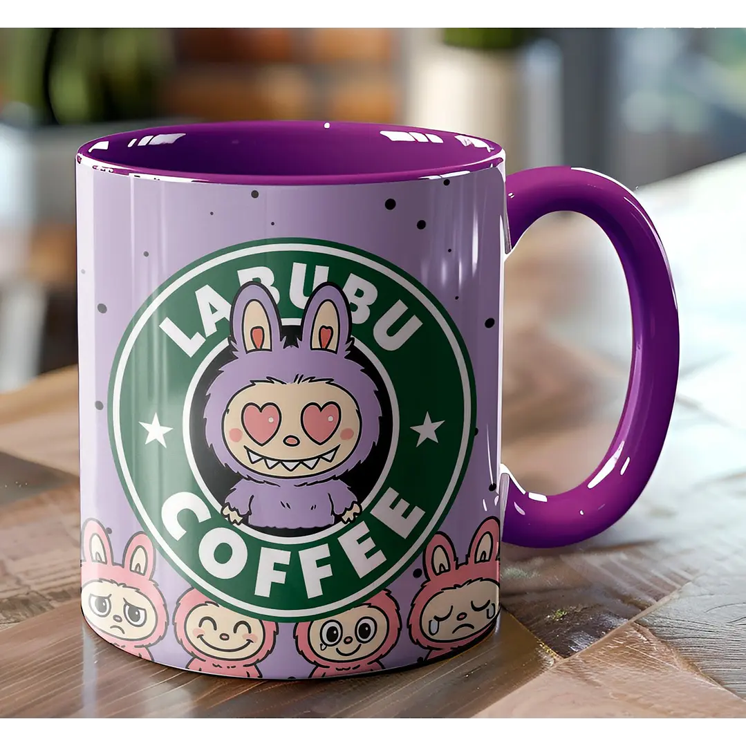 10 Artes para Caneca Labubu Starbucks Arquivo Editável  5