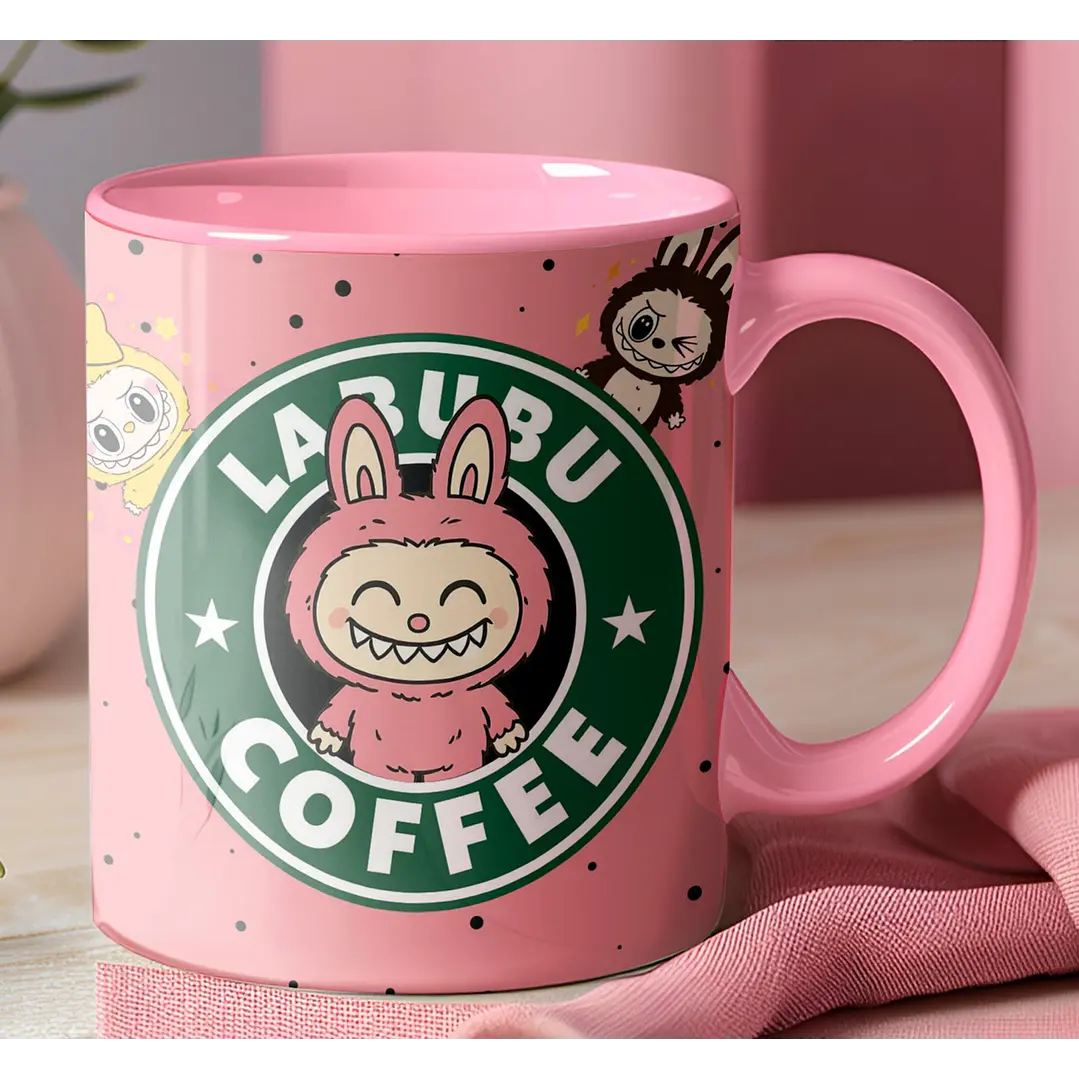 10 Artes para Caneca Labubu Starbucks Arquivo Editável  6