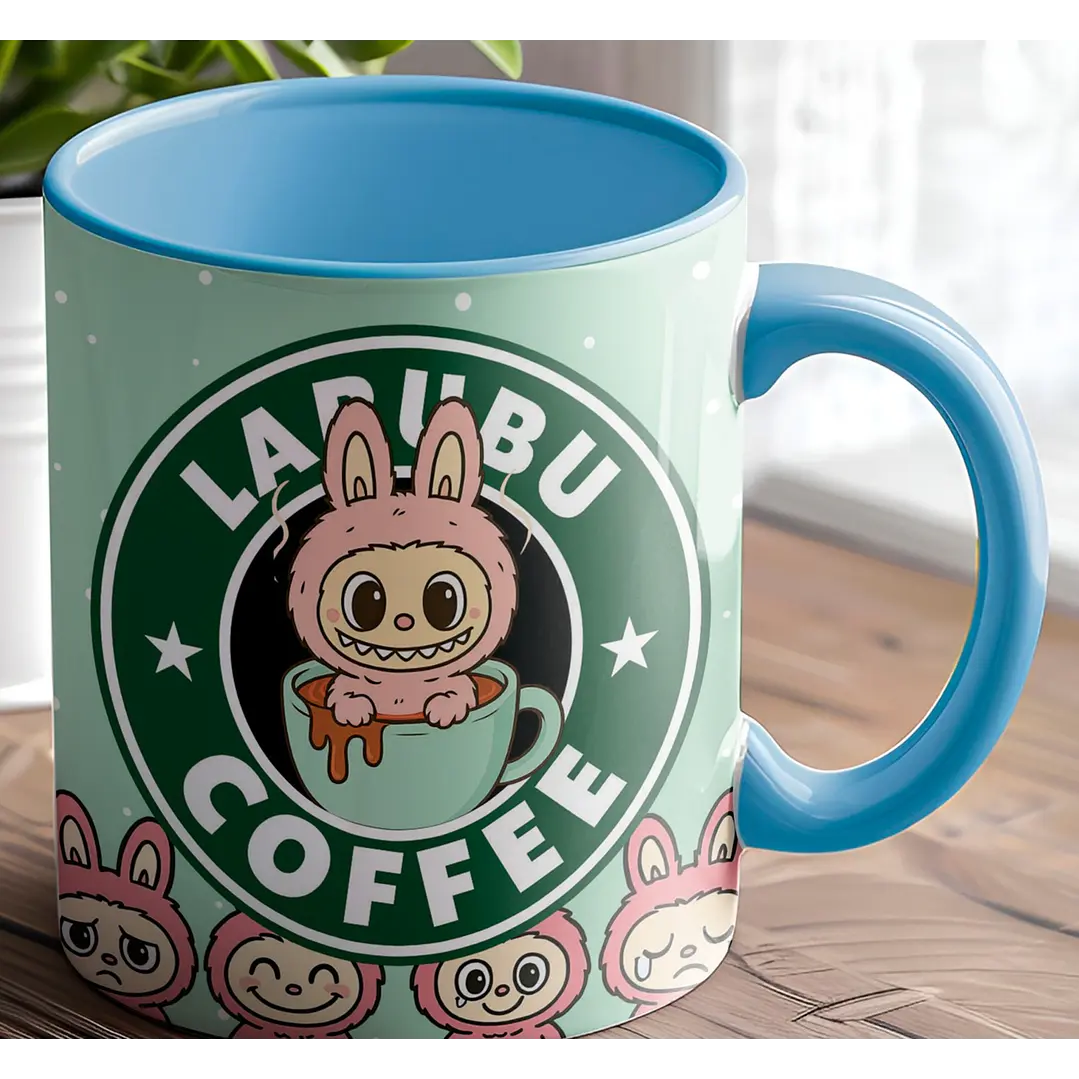 10 Artes para Caneca Labubu Starbucks Arquivo Editável  7