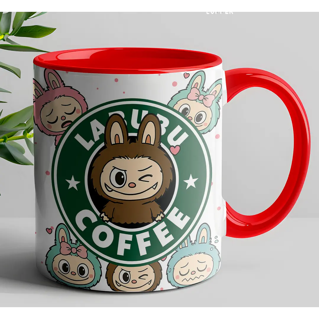 10 Artes para Caneca Labubu Starbucks Arquivo Editável  8