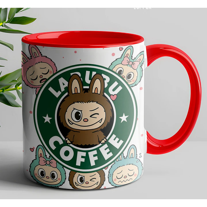 10 Artes para Caneca Labubu Starbucks Arquivo Editável  8