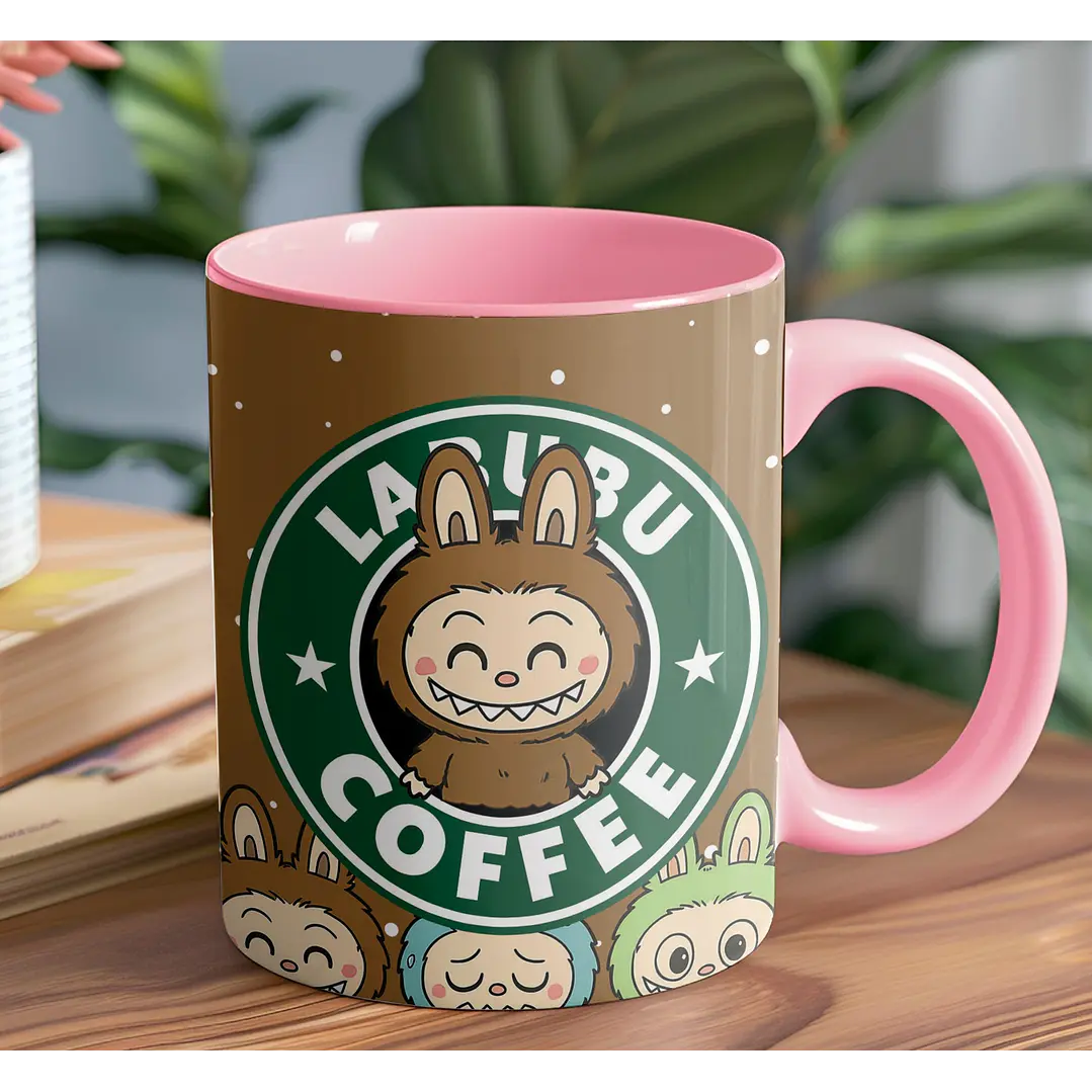 10 Artes para Caneca Labubu Starbucks Arquivo Editável  9