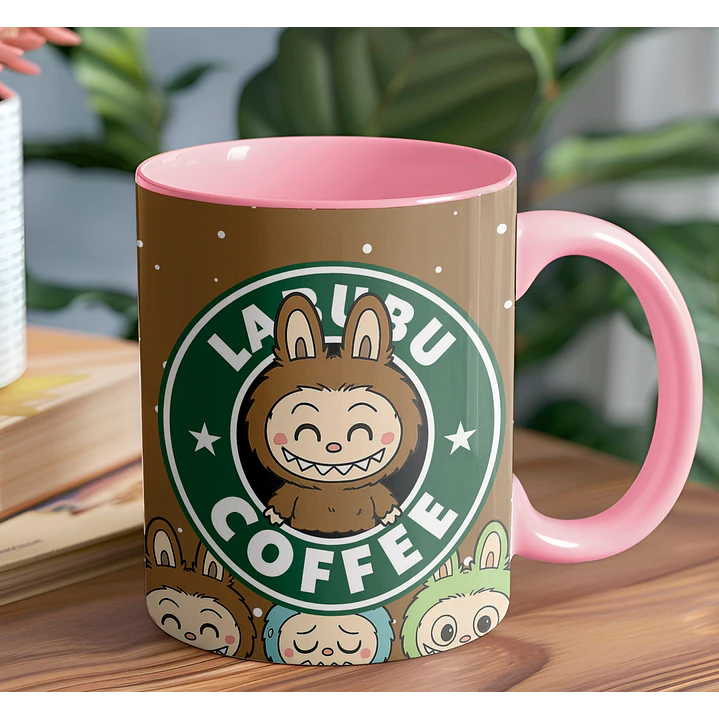 10 Artes para Caneca Labubu Starbucks Arquivo Editável  9