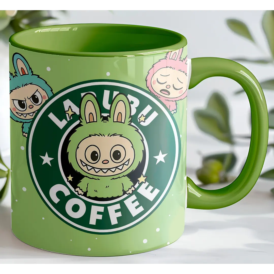 10 Artes para Caneca Labubu Starbucks Arquivo Editável  10