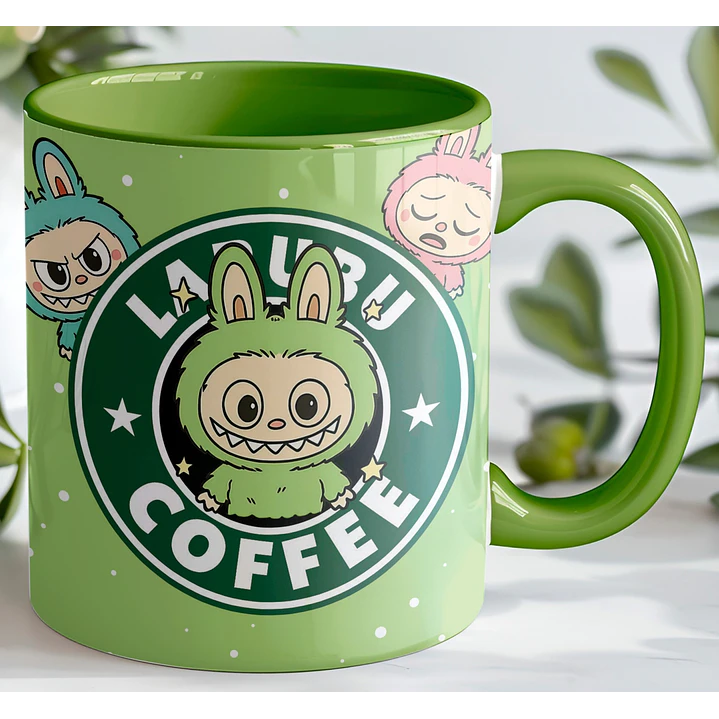 10 Artes para Caneca Labubu Starbucks Arquivo Editável  10