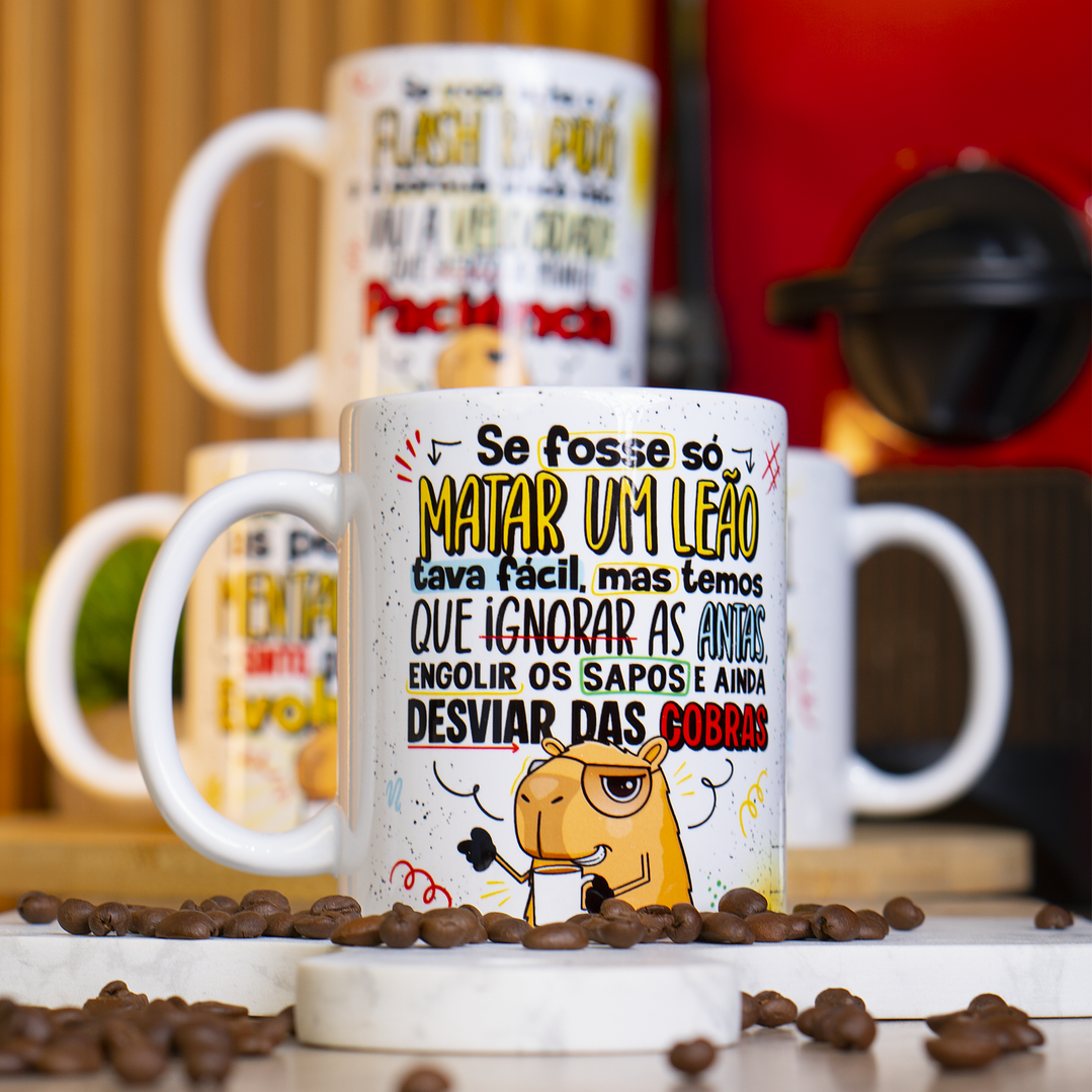 15 Artes para Caneca Capivaras Humoradas Arquivo em Png  3