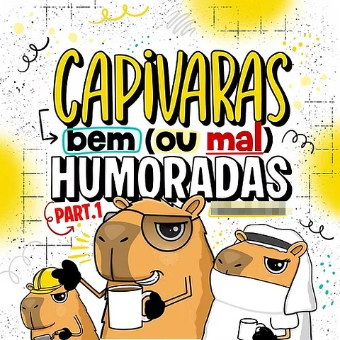 15 Artes para Caneca Capivaras Humoradas Arquivo em Png 