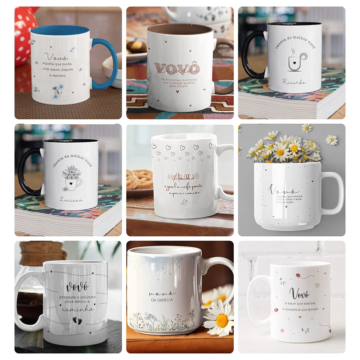 23 Artes para Caneca  Dia dos avós Arquivo em Png 1