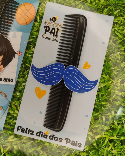 Card Pente Dia dos Pais Arquivo de Corte em PNG e PDF para Baixar