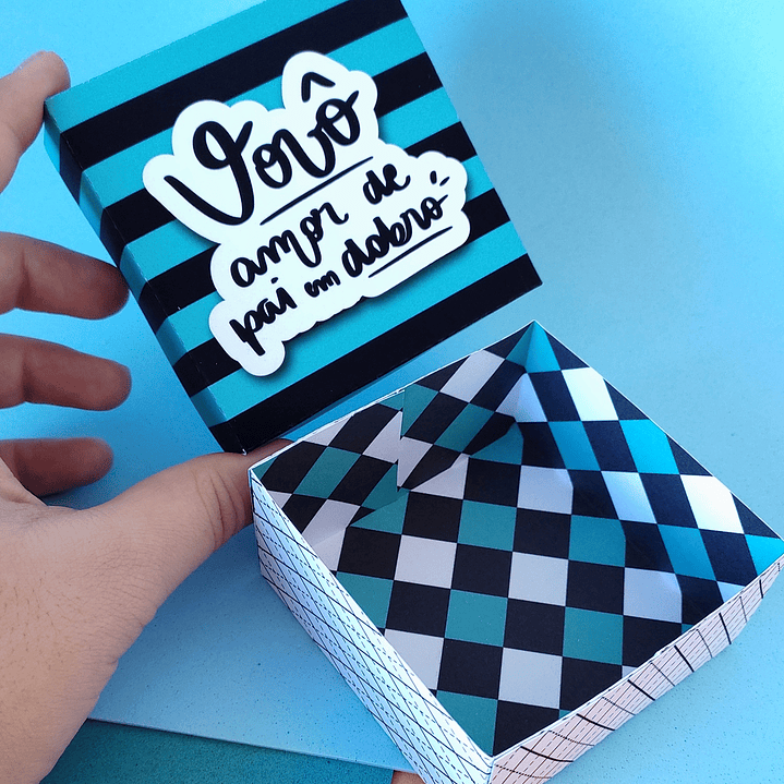 Caixa Sabonete Doces Dia dos Pais Arquivo de Corte em PDF e Png para Baixar 4