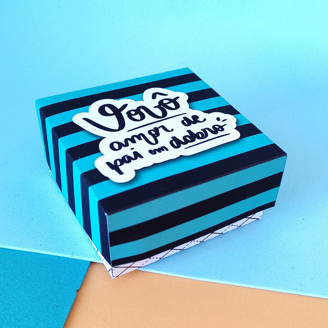 Caixa Sabonete Doces Dia dos Pais Arquivo de Corte em PDF e Png para Baixar 6